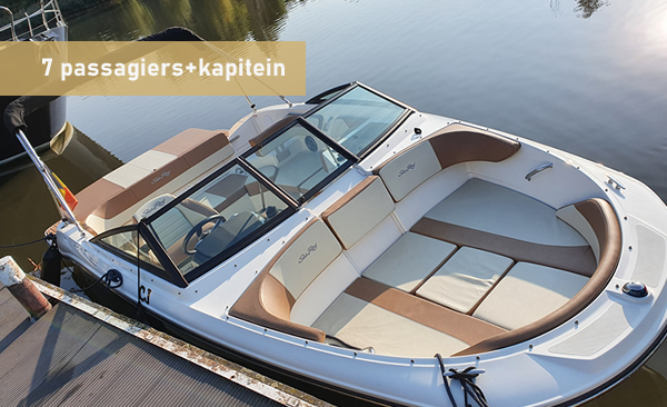 Gentboot.be Sea Ray boot CJ voor 8 personen
